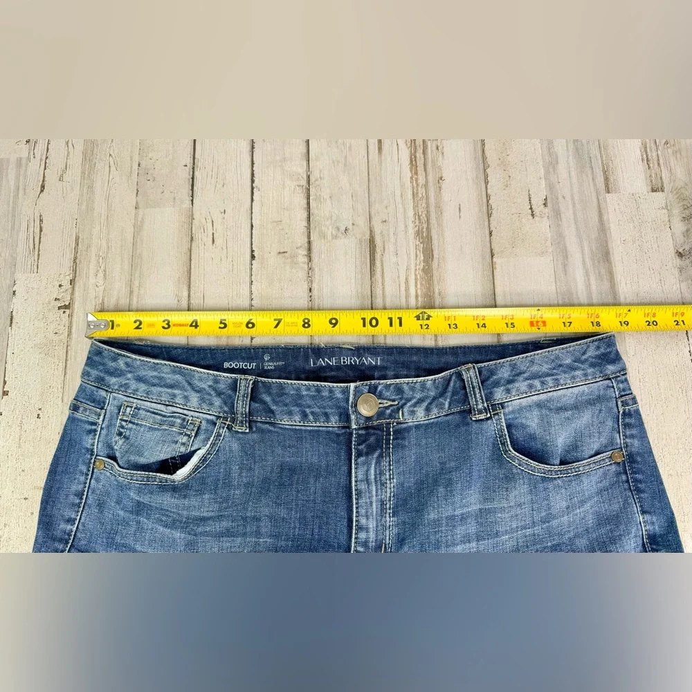 Lane Bryant Women’s Jeans Size 16R Boot Cut Genius Fit - Picture 5 of 10